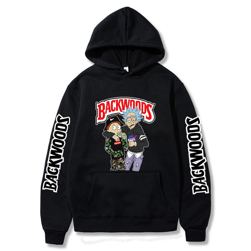 Unisex Backwoods Lettering Hoodie